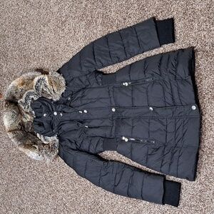 Laundry By Design Women's Winter Coat Faux Fur Size Small